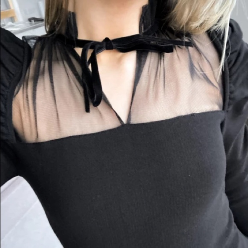 High neck mini dress - Picture 3 of 3